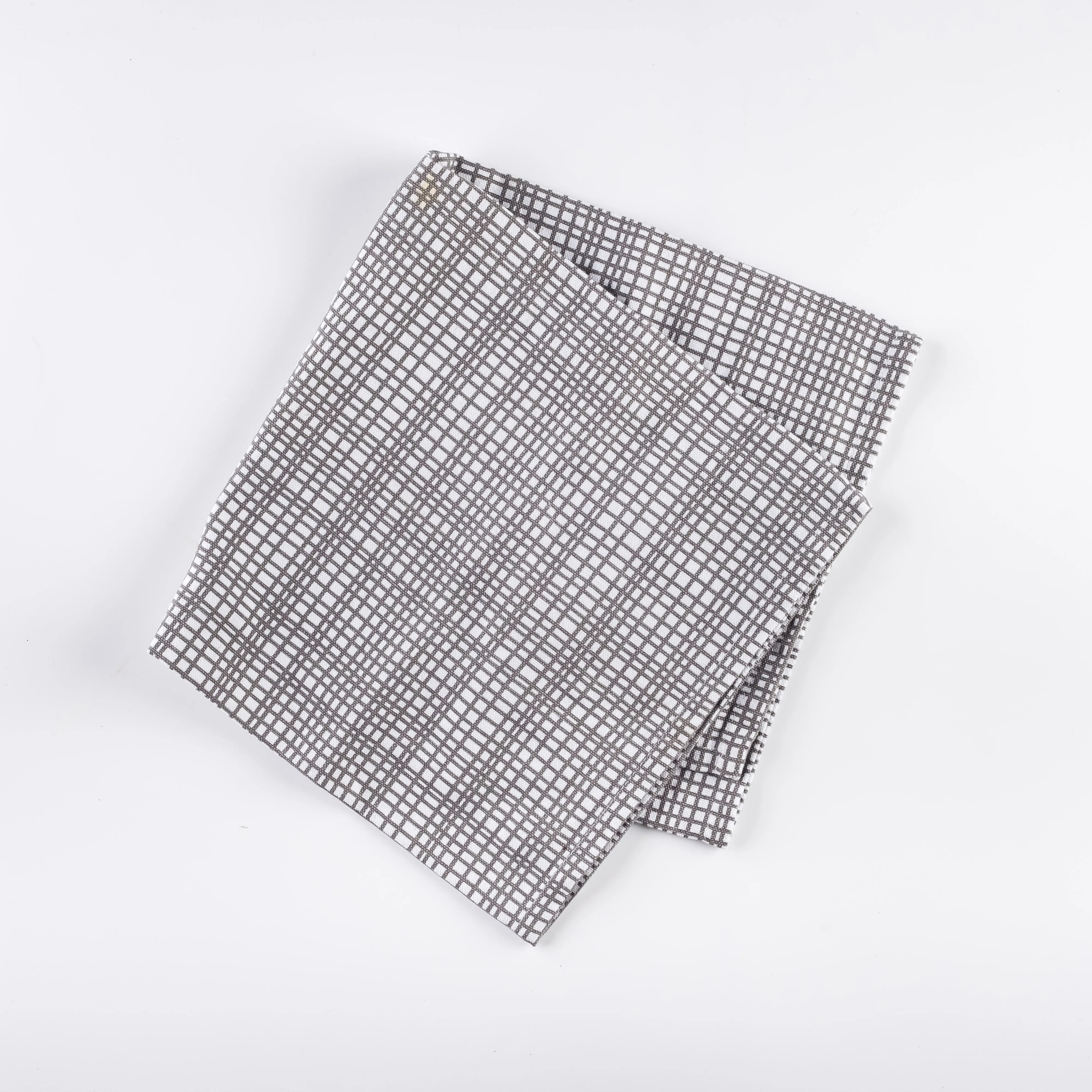 LN21-0164 - Grey White Fabric Kitchen towel