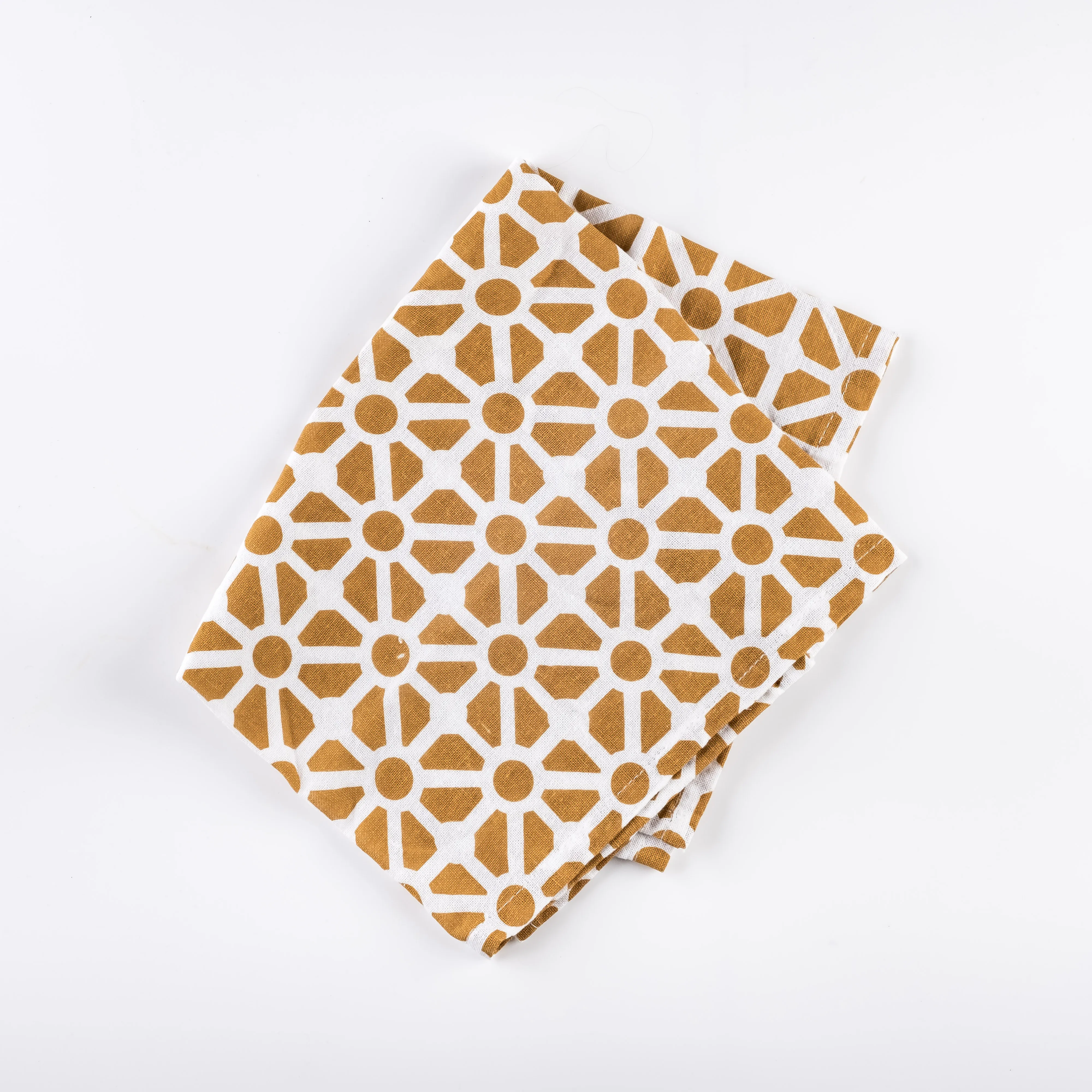 LN21-0142 - Yellow White Fabric Kitchen towel