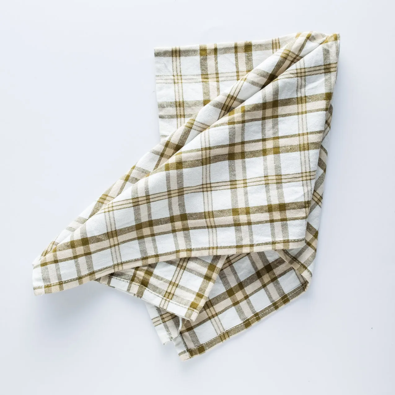 LN20-0055 - Brown White Fabric Kitchen towel