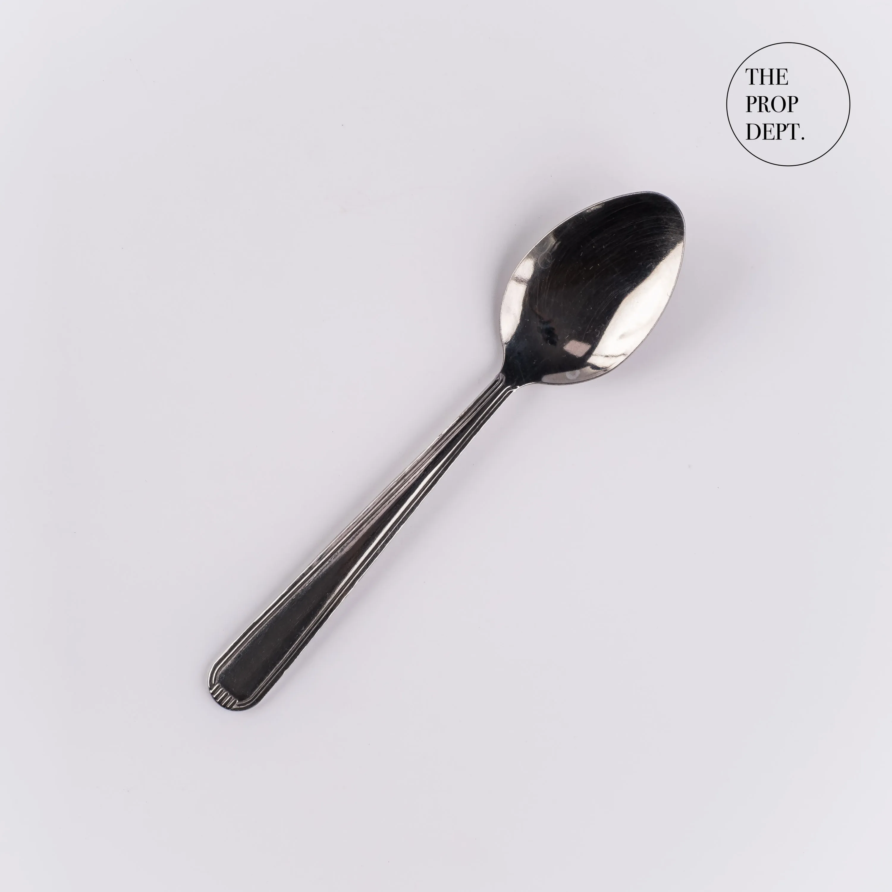 UT23-0448 - Silver Metal Spoon - 7" (L)