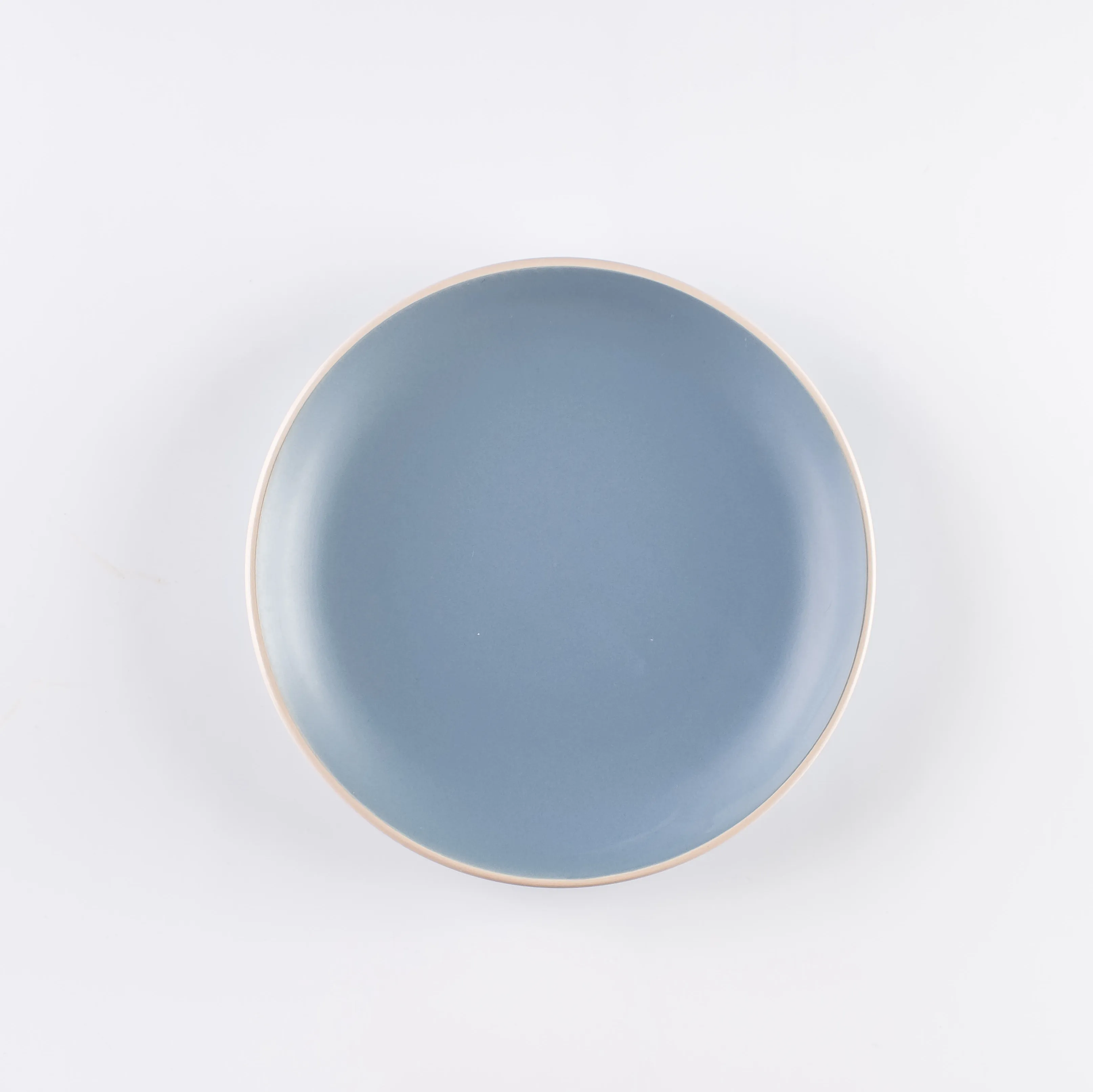 PL21-0162 - Blue Ceramic Plate - 8.25" (D)