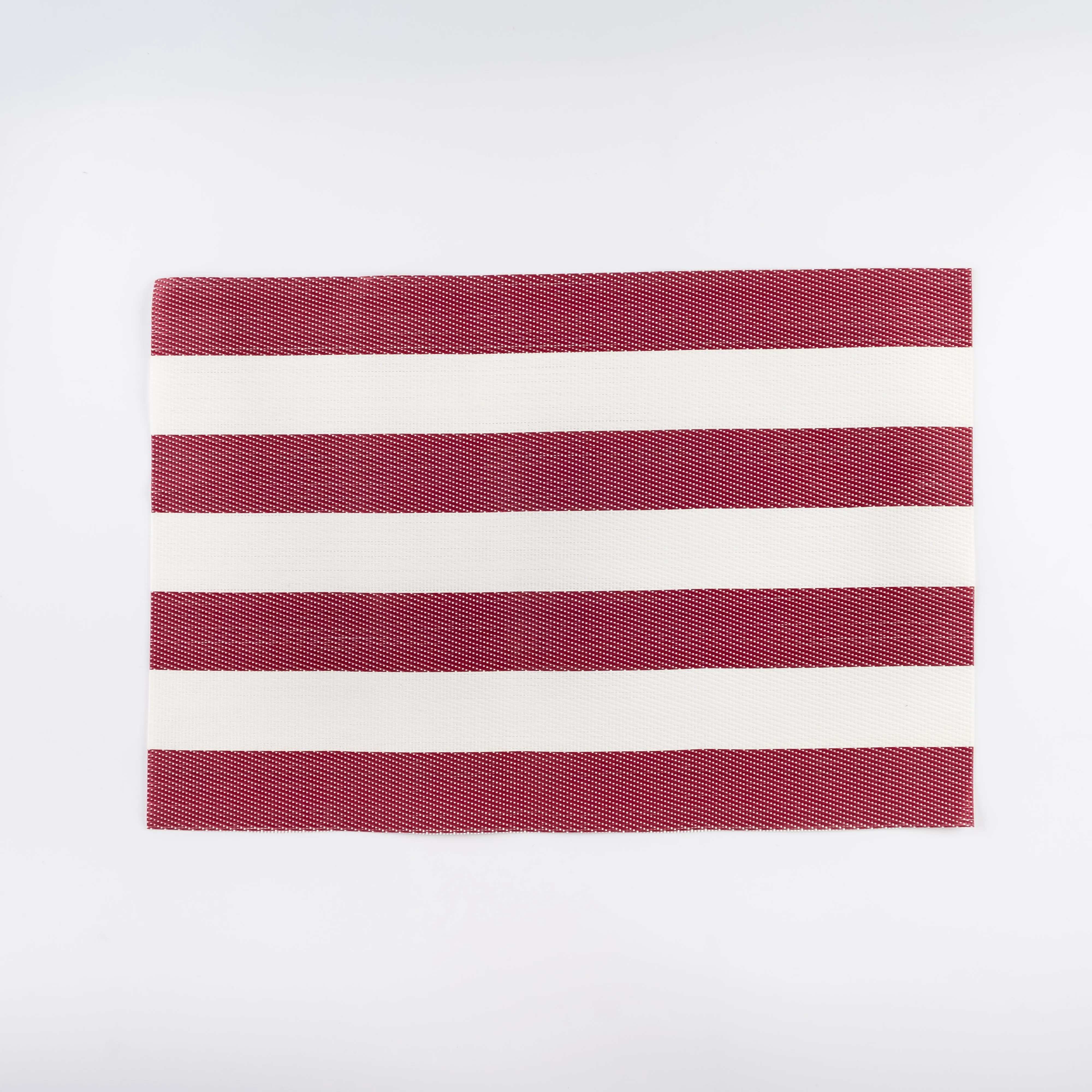PM21-0074 - Red White Plastic Placemat - 17.5" 12" (LW)