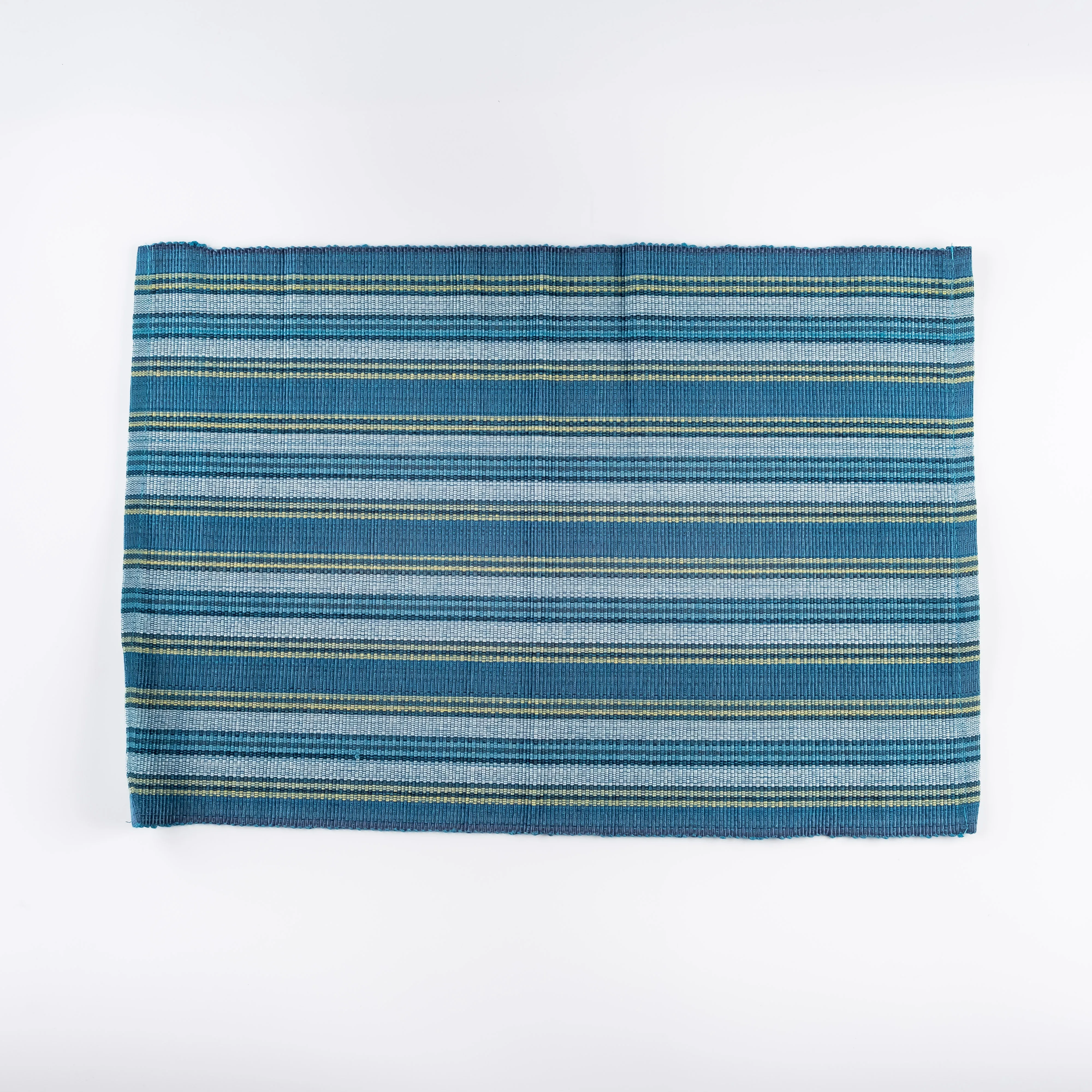 PM21-0045 - Blue Yellow Fabric Placemat - 19" 13.25" (LW)