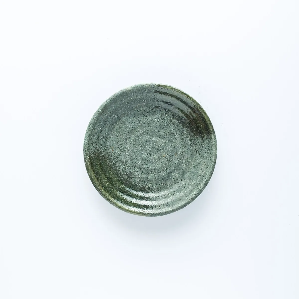 PL20-0030 - Blue Green Ceramic Plate - 5.25" (D)