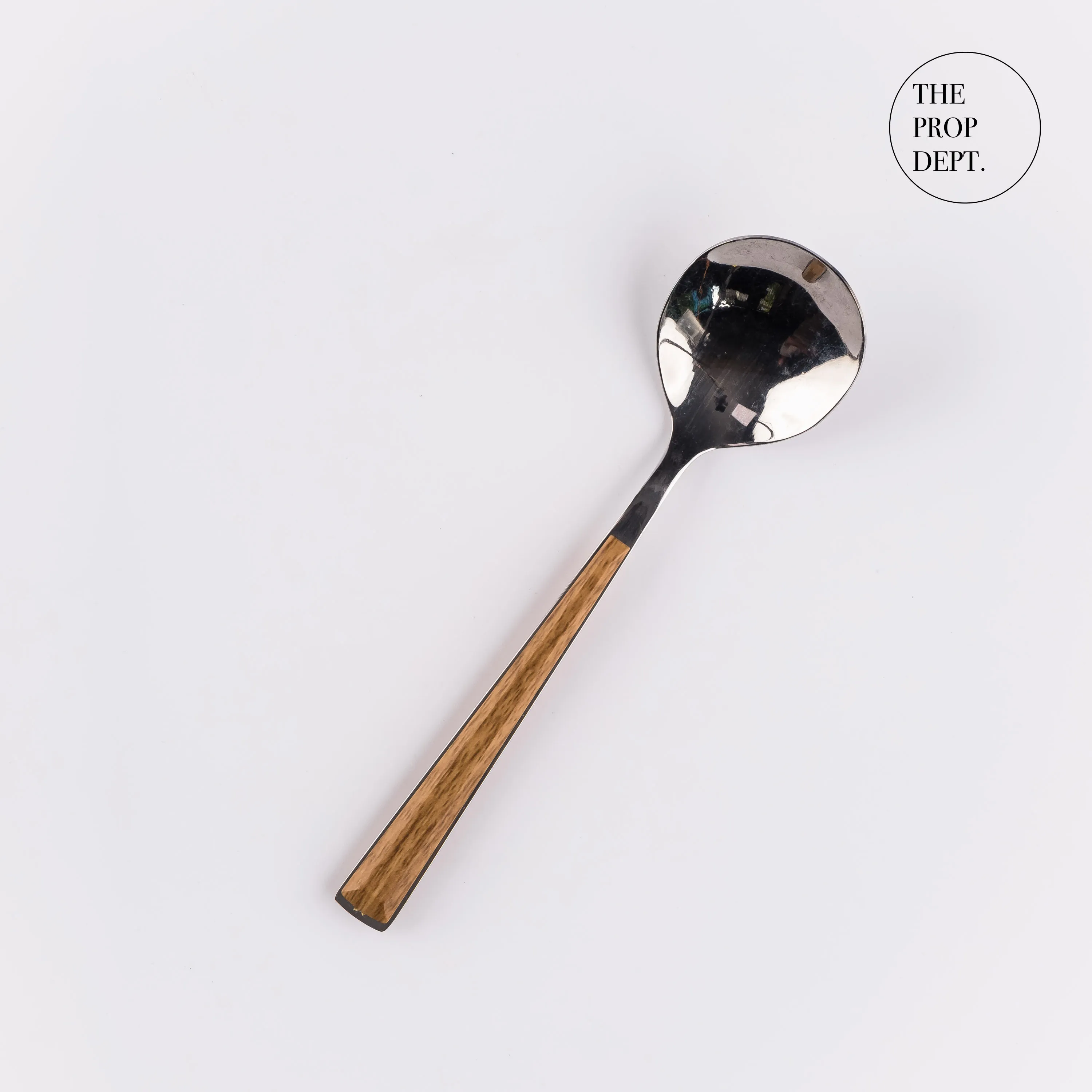 UT23-0434 - Brown Metal Spoon - 7" (L)