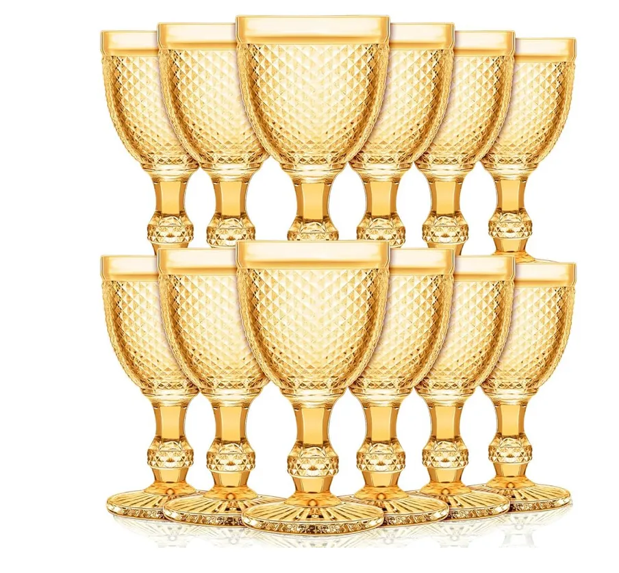 Vintage Textured Goblet