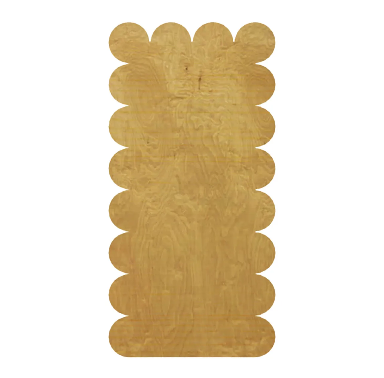 Scallop Edge Wooden Wall