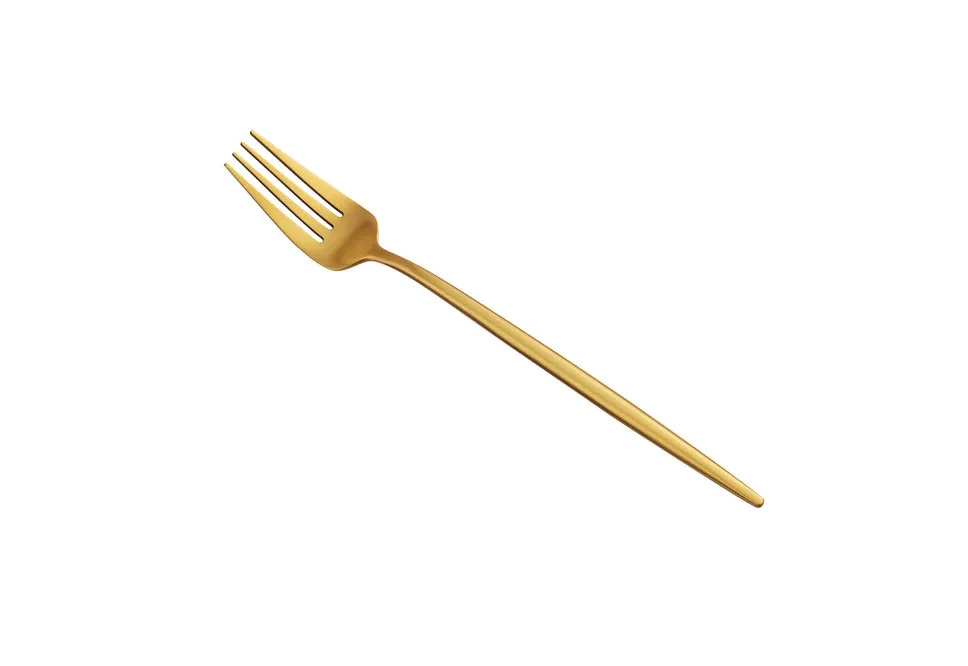 Gold Stainless Dinner folk 