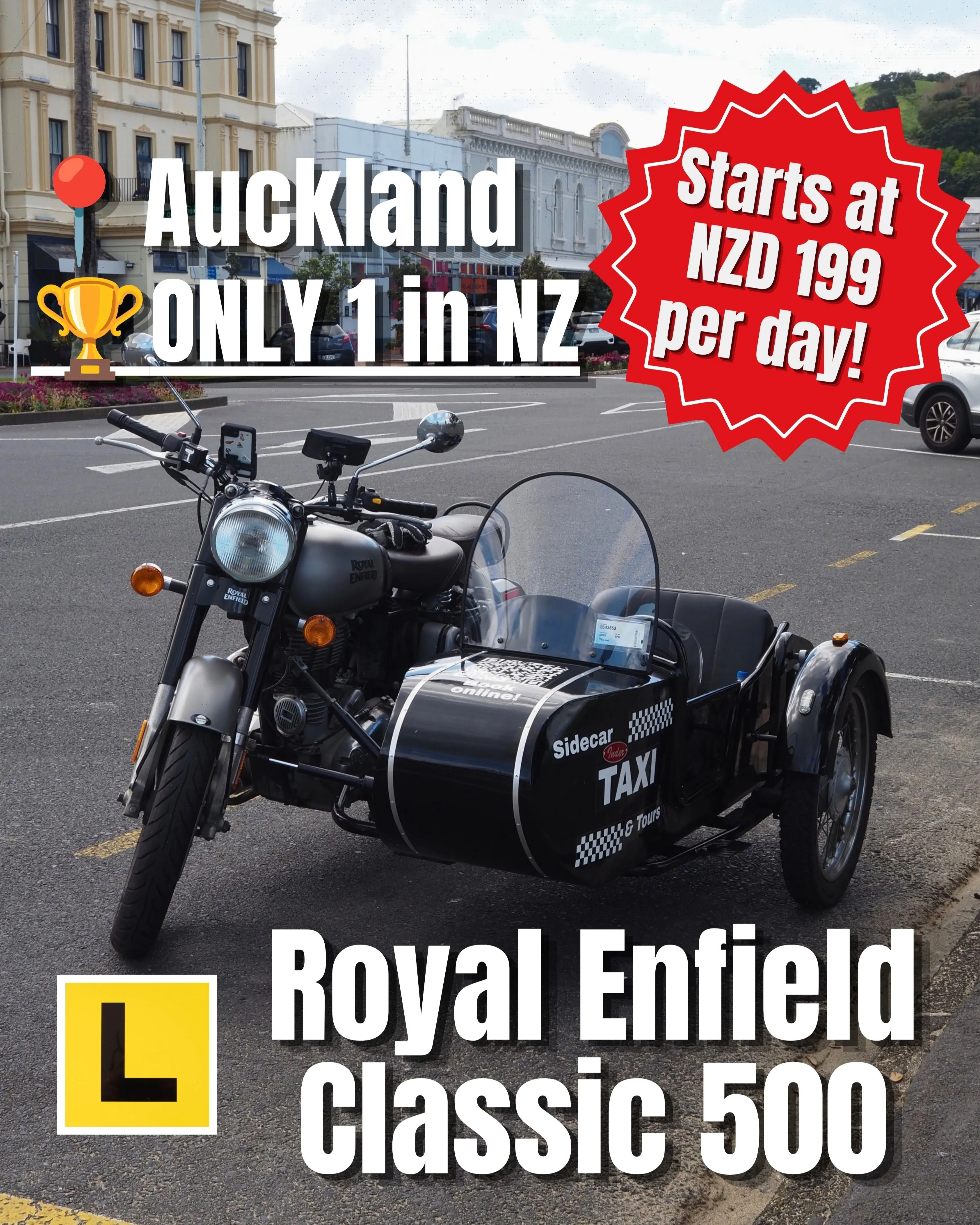 Royal Enfield Classic 500 w/ Sidecar