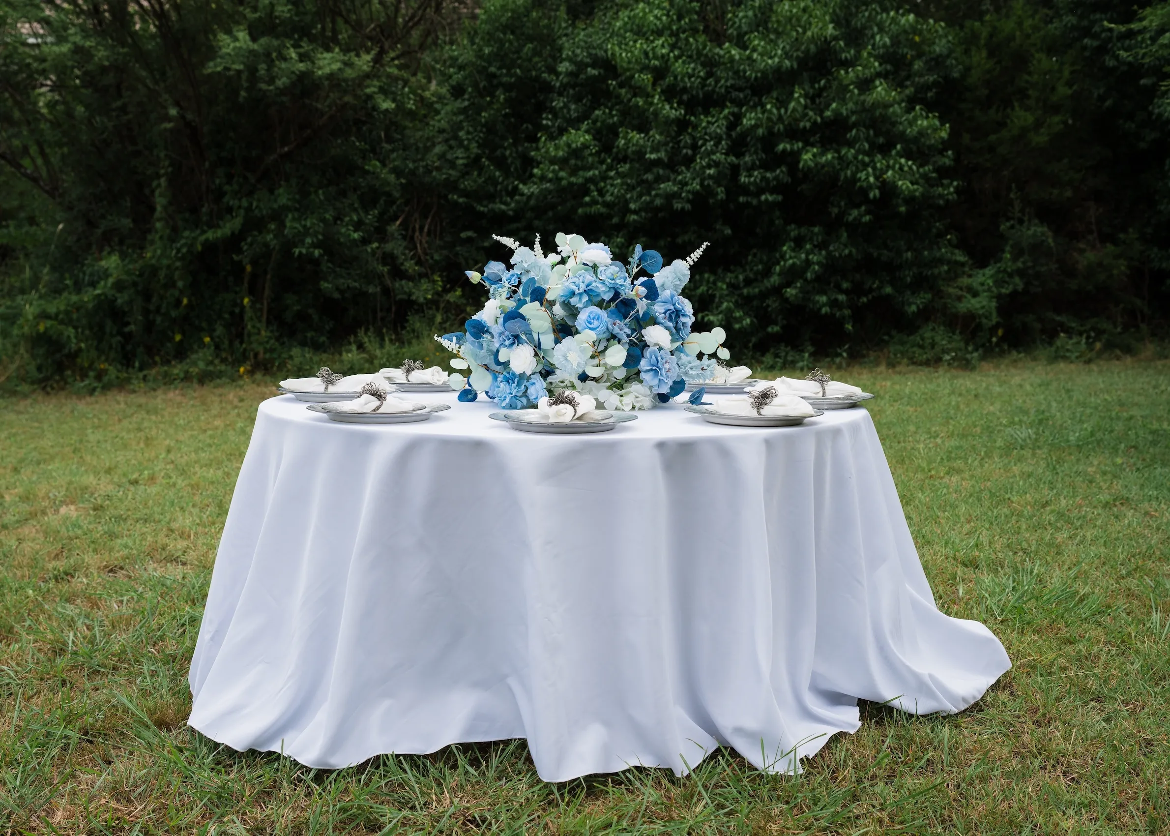 Blue Modern Flower Ball