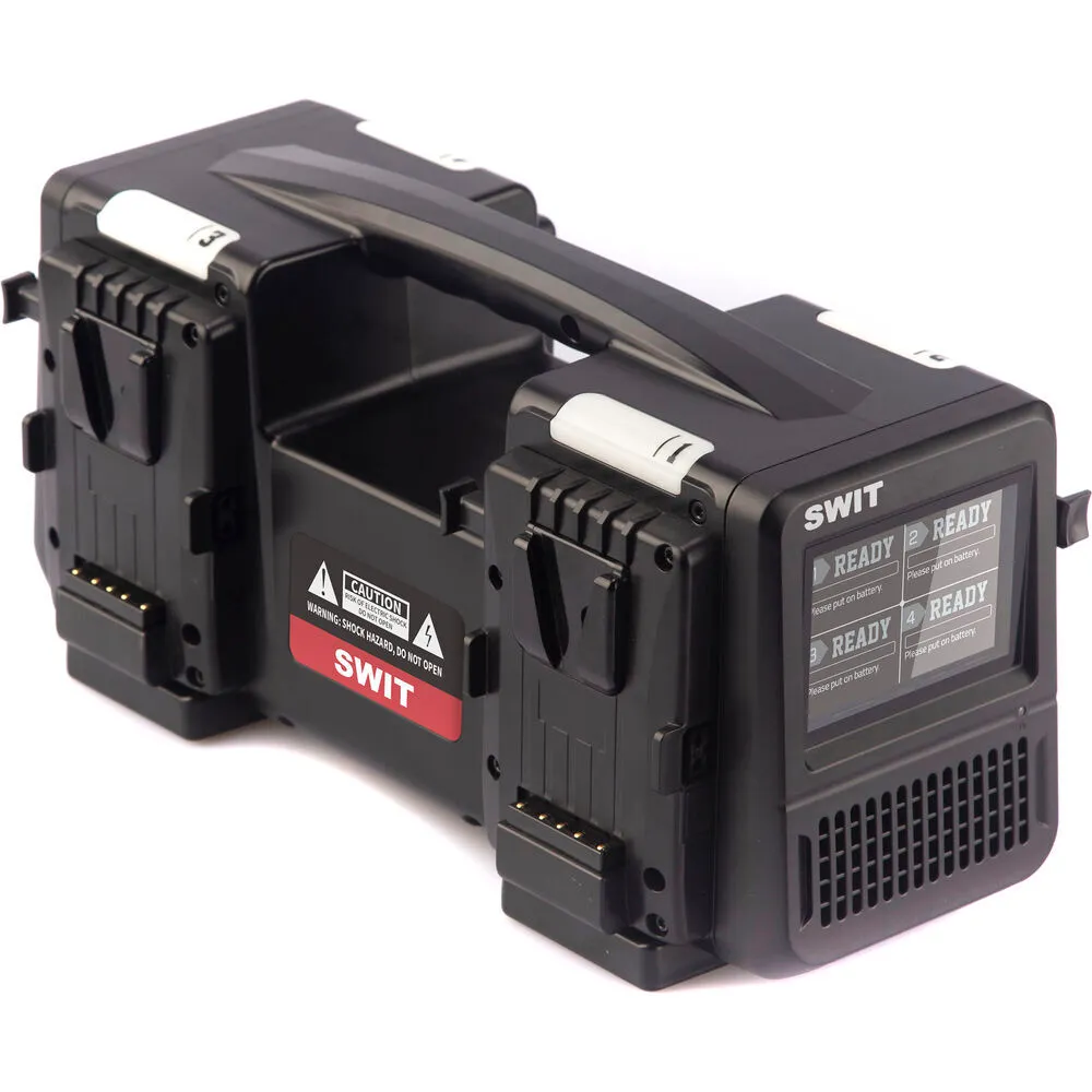 PC-P461S 4x100W Super Fast V-mount Charger