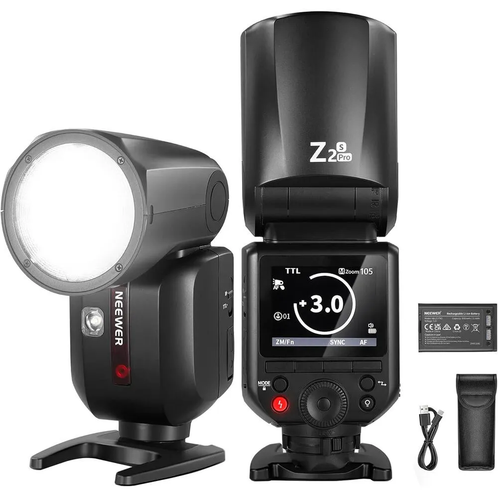 Neewer Z2PRO-N TTL Round Head Flash Speedlite for Sony