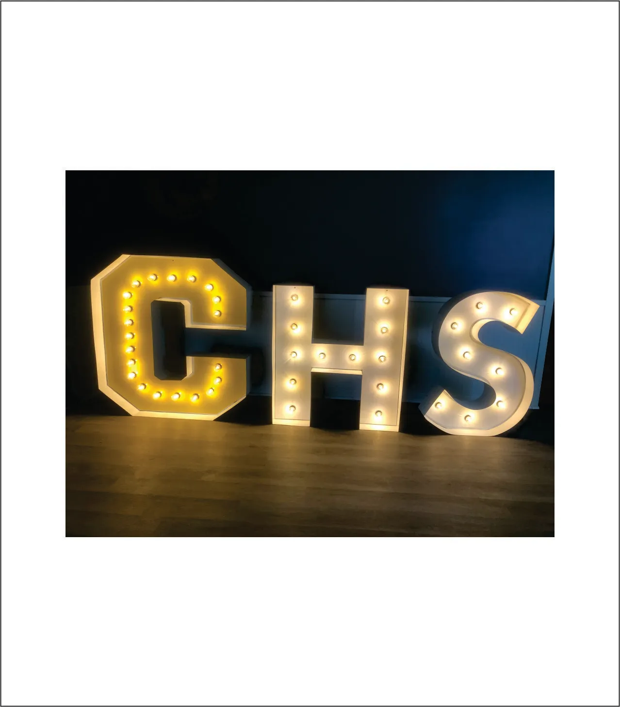 CHS Big Marquee Letters, 3 Letter Set
