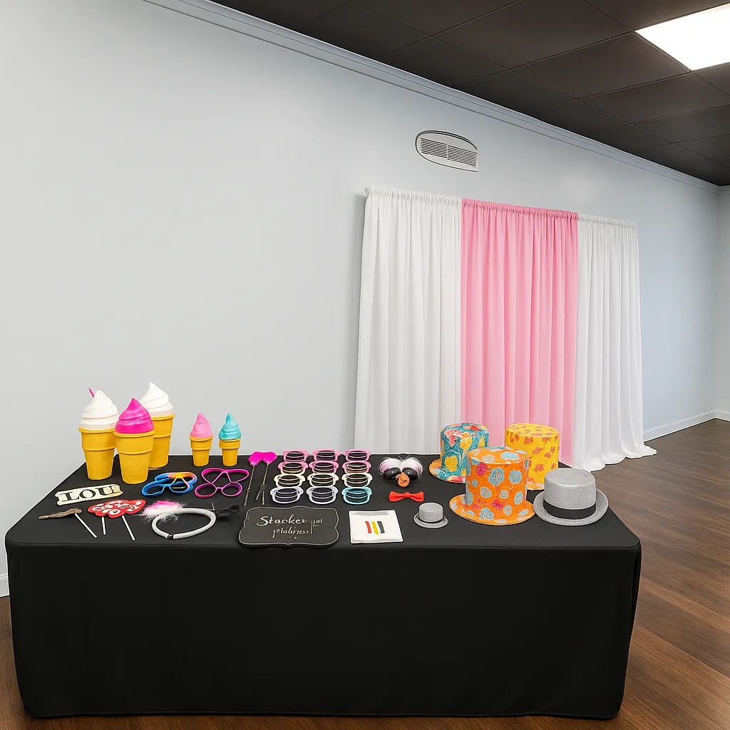 Photobooth with Backdrop & Props