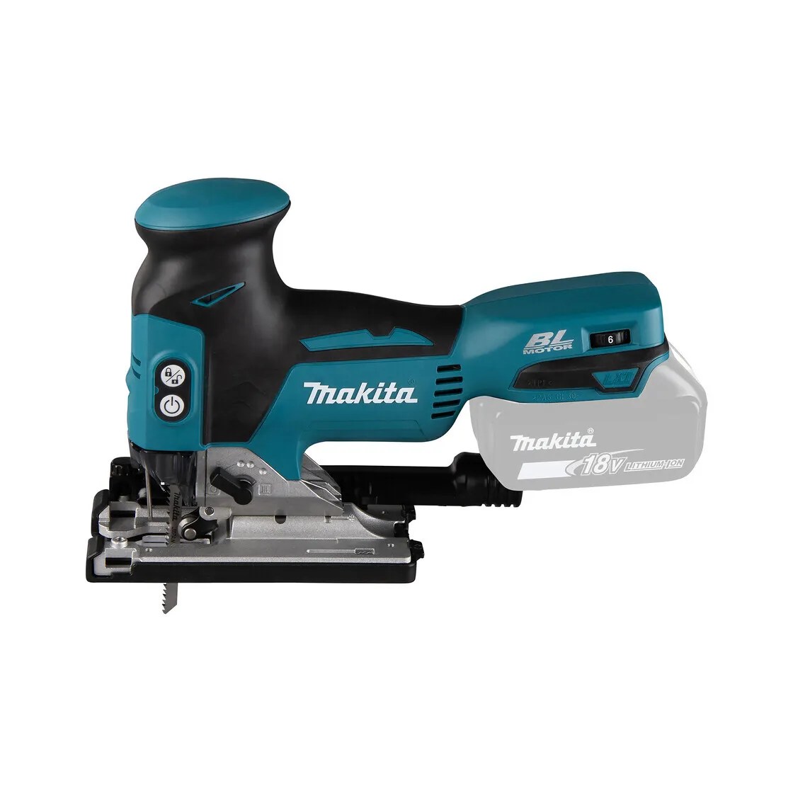 Makita Stichsäge DJV181RTJ Akku-Pendelhubstichsäge, 18V/5,0Ah, bis 135mm, mit 2 Akkus