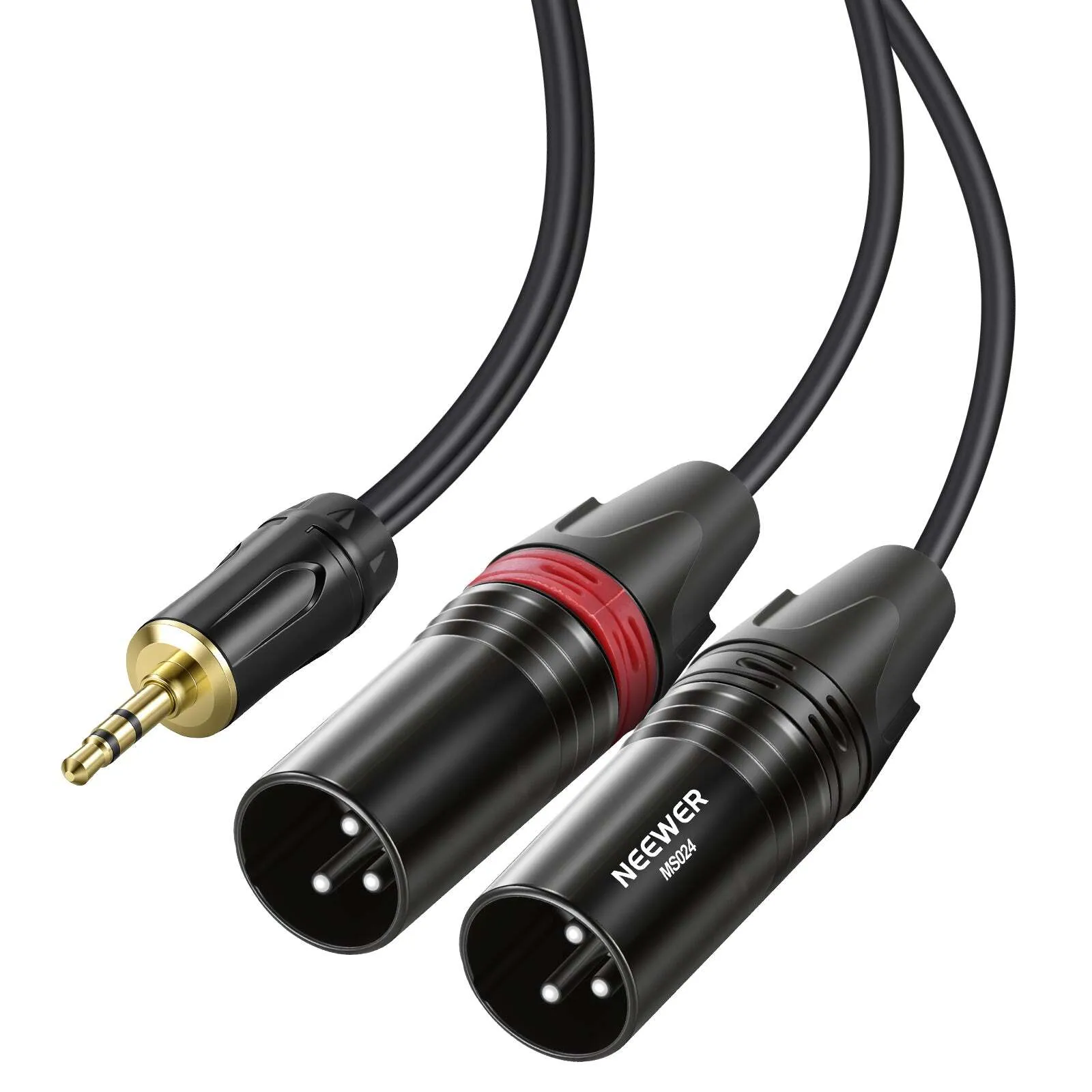 1/8" to XLR Stereo Breakout Cable