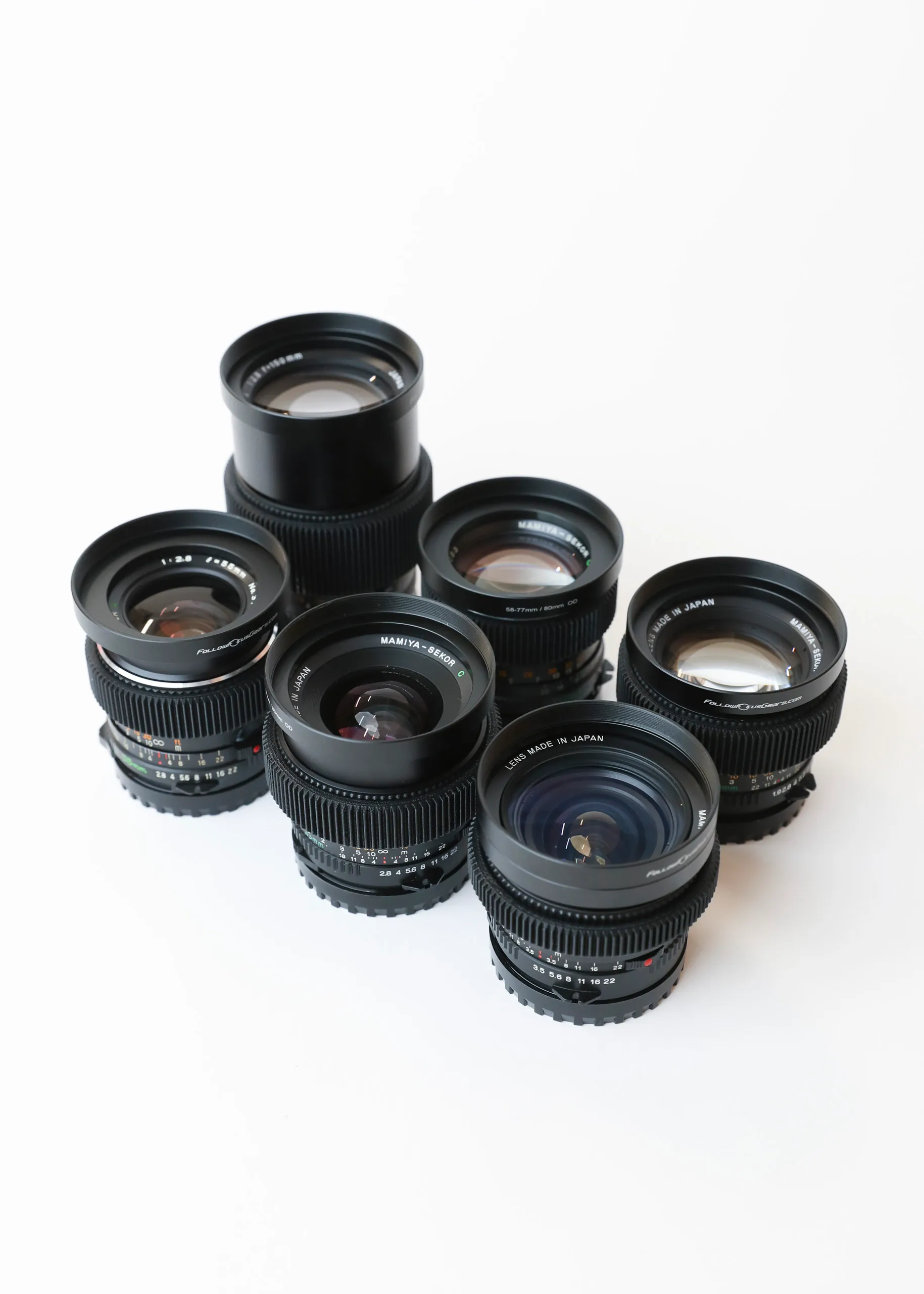 Mamiya 645 Lens Set