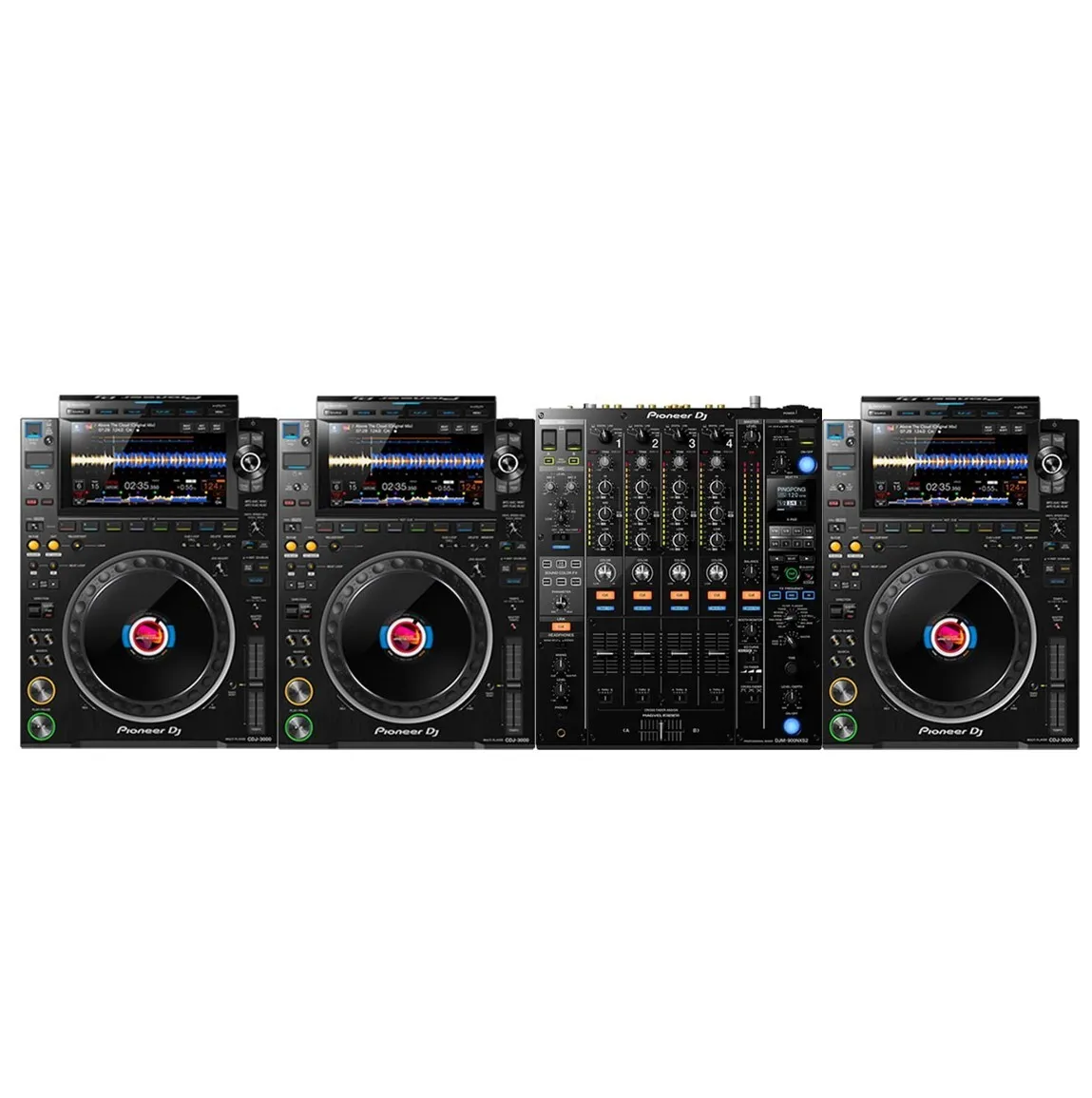 Club DJ Setup (3x CDJ3000)