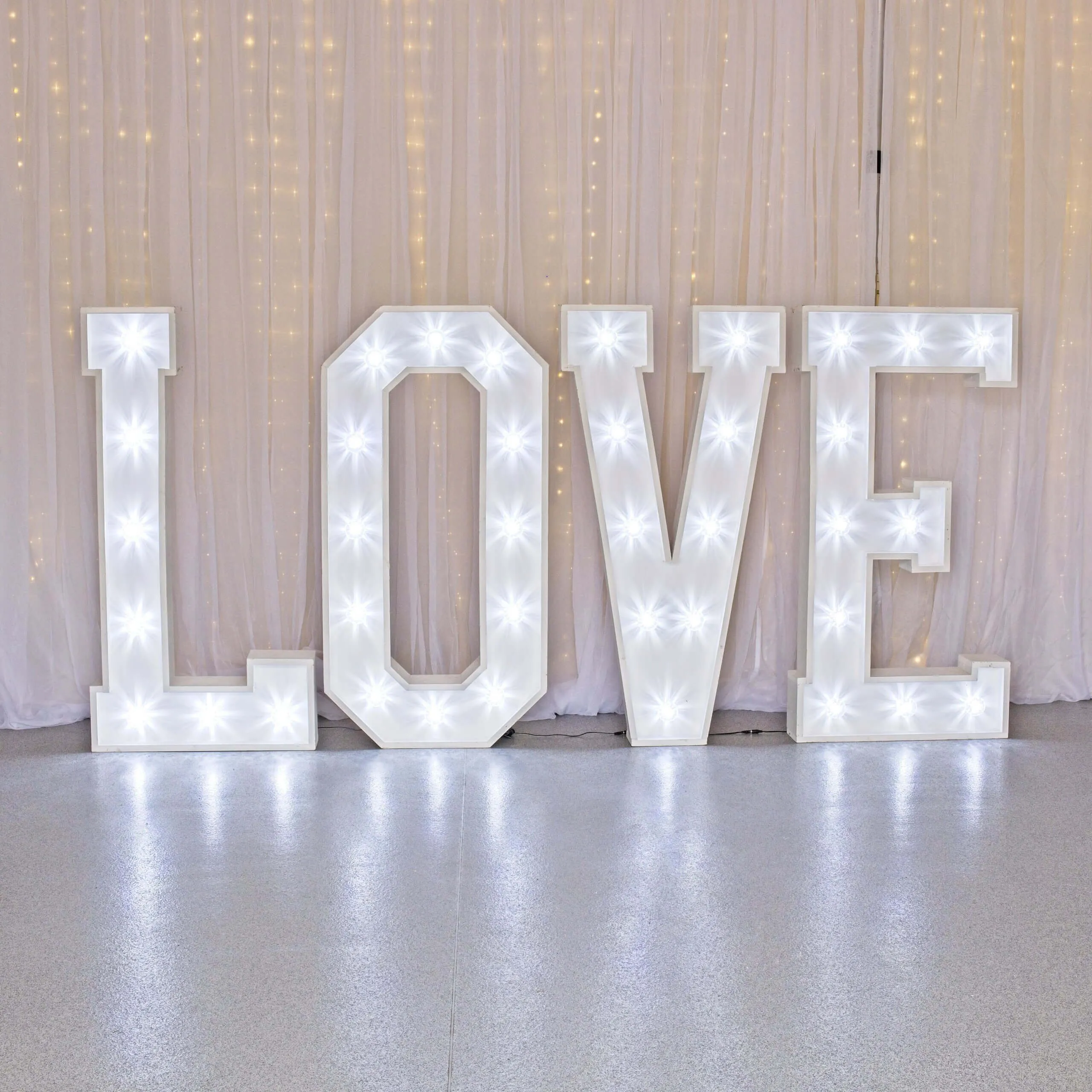 LOVE light up letters 