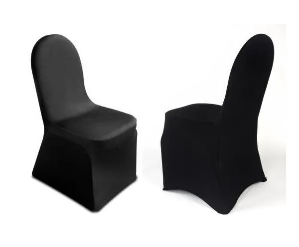 Black chair cover