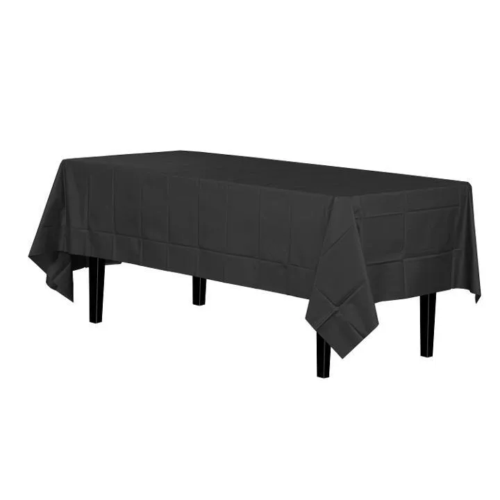 Black table cloth