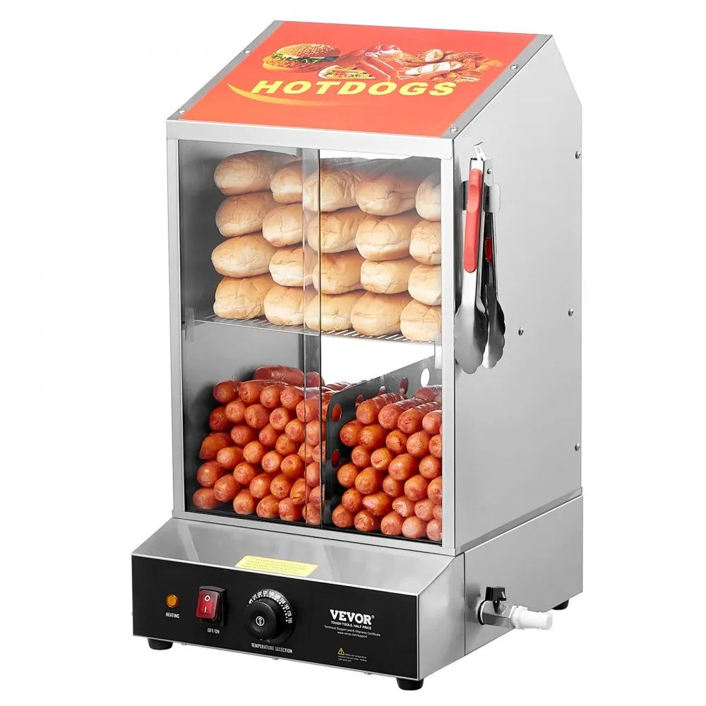 Machine à cuisson pour hot-dog vapeur - Grand format