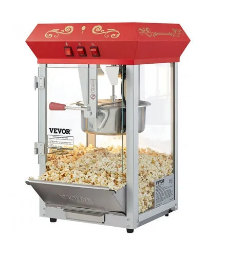 Machine à pop-corn commerciale