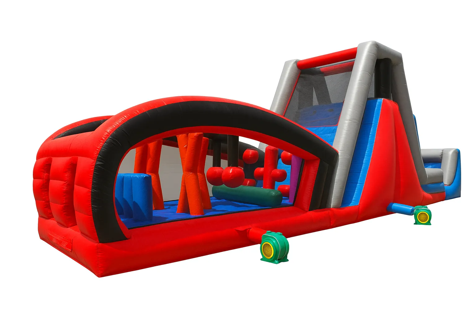 Combo Parcours Ninja Warrior + Canon à mousse