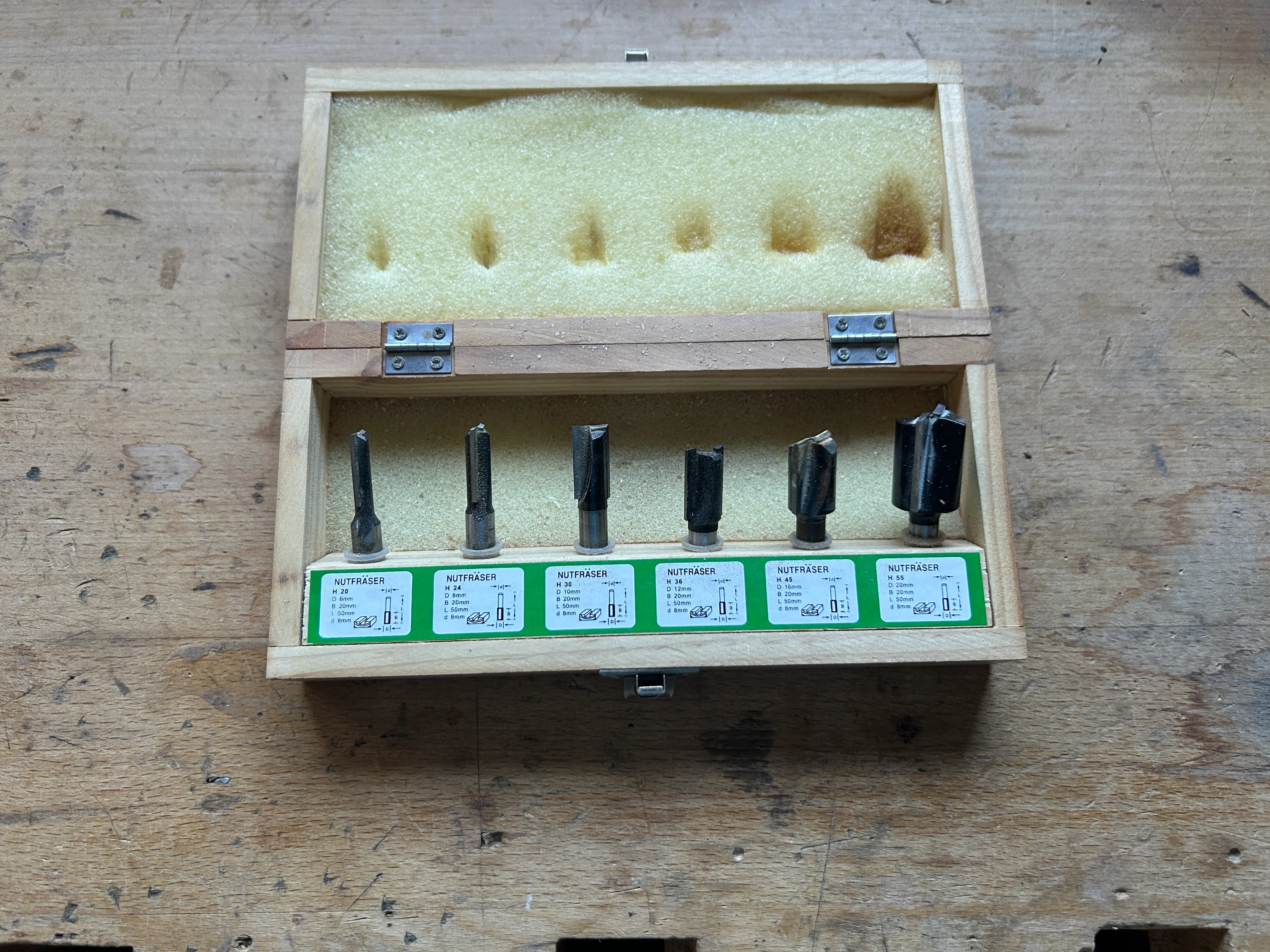 Edessö Nutfräser-Satz