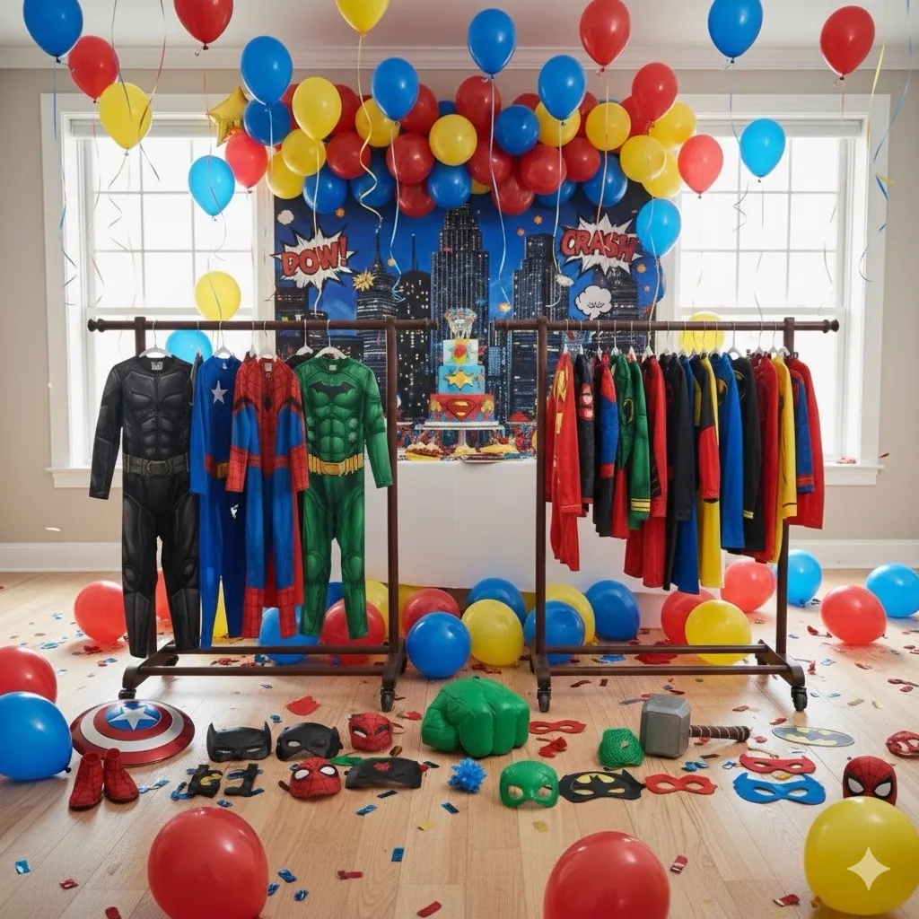 Superhero Birthday Package - up to 12 children