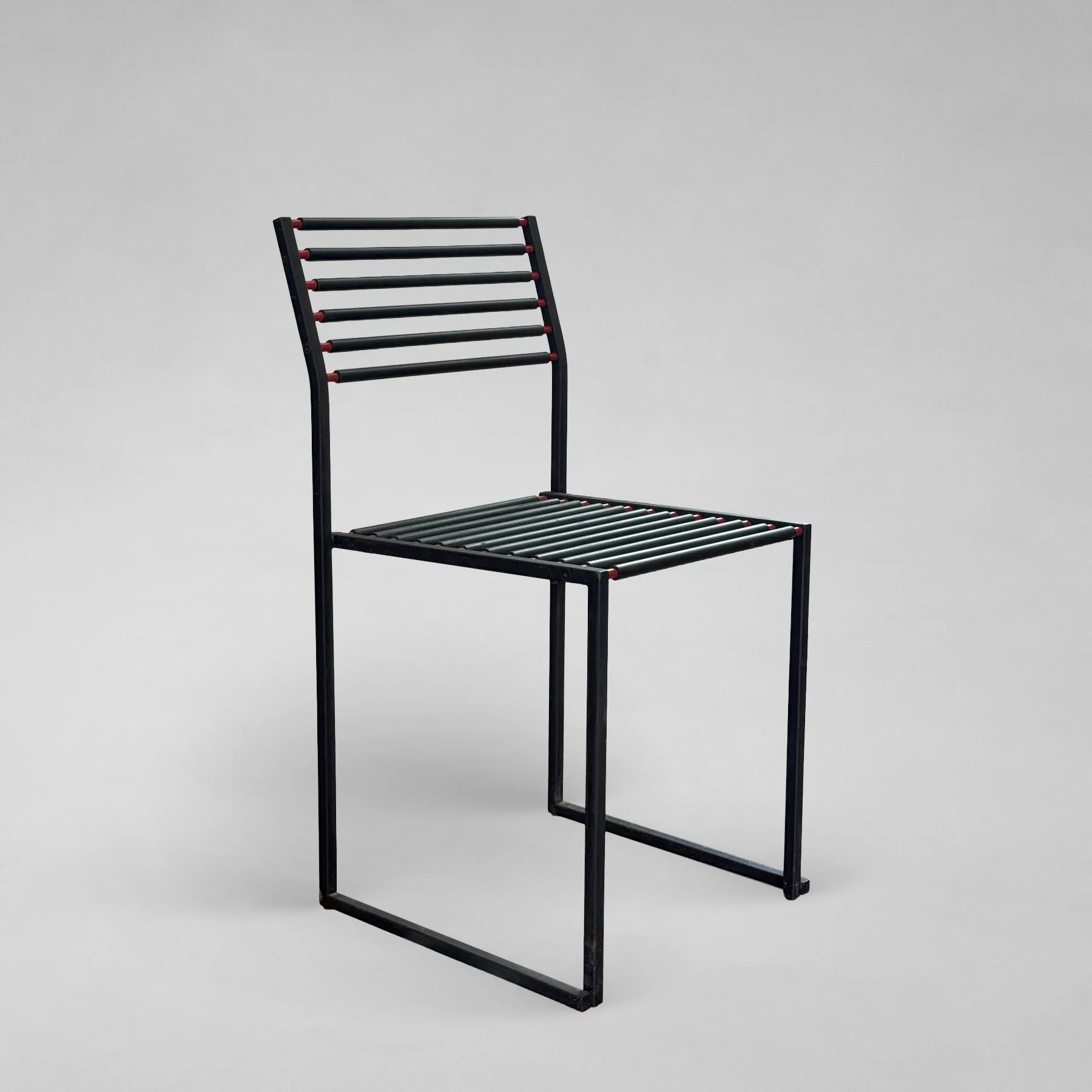 Chaise en métal, inconnu, années 1980