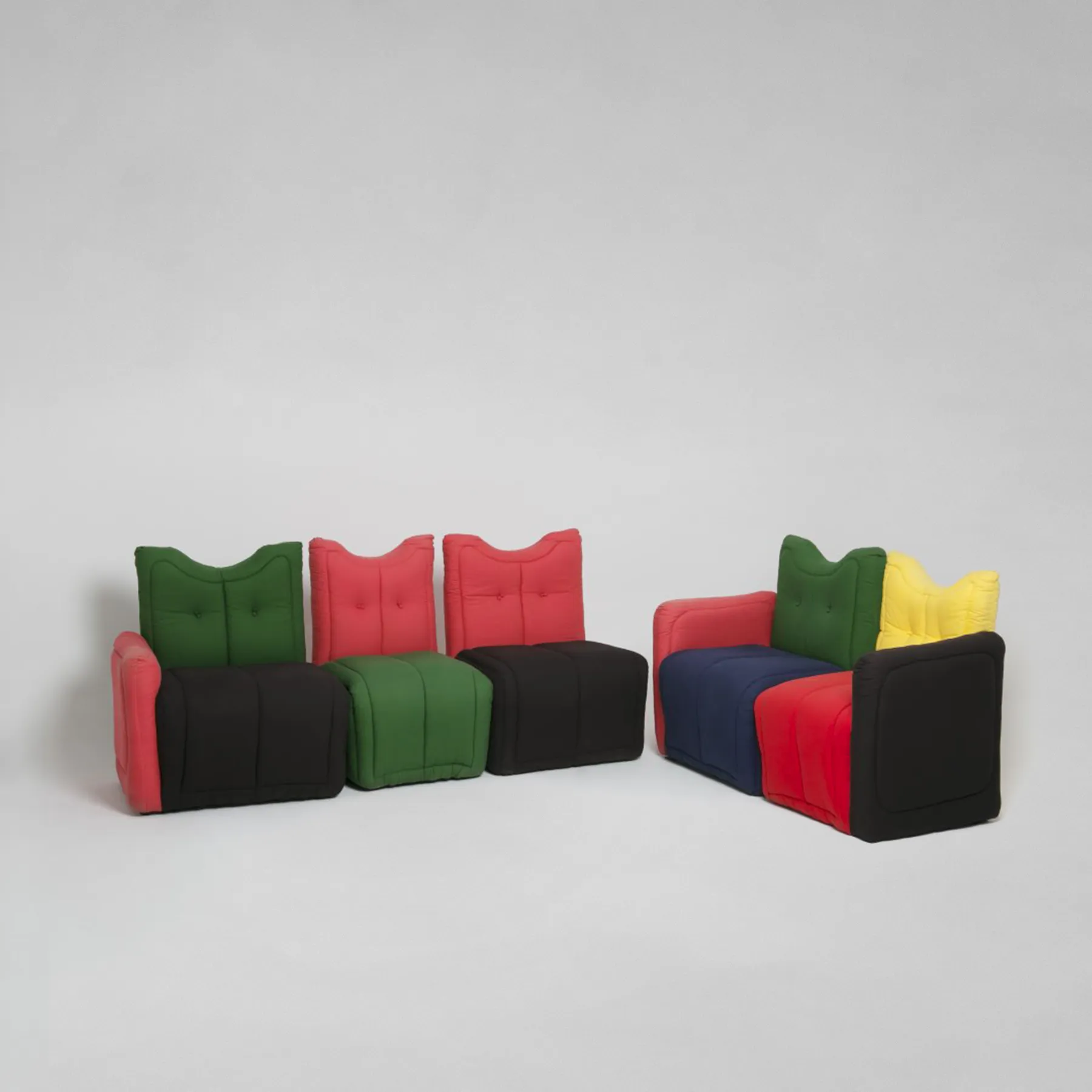 Canapé modulable "Puffy" de Gaetano Pesce pour les bureaux de TBWA\Chiat\Day, 1994