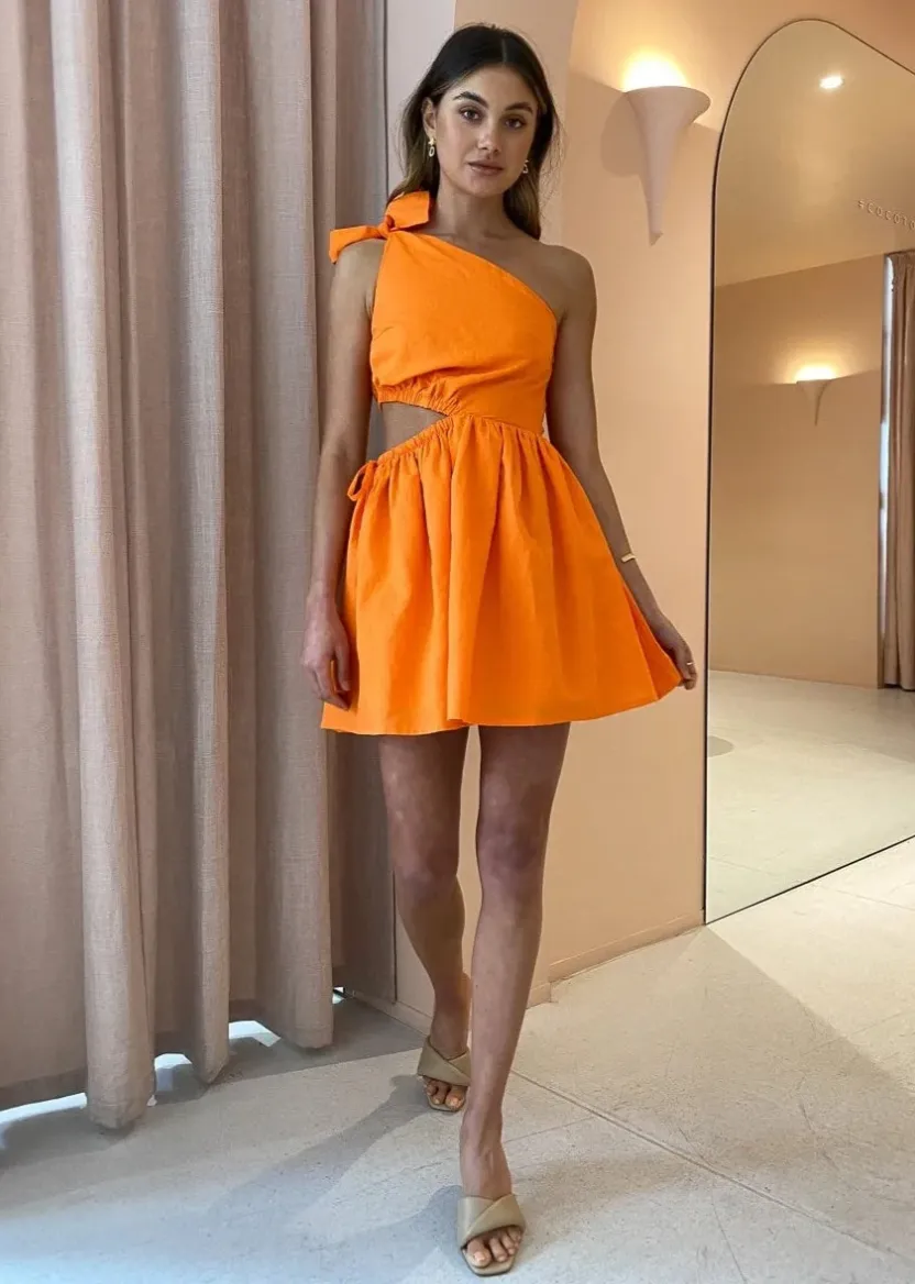 By Nicola Gabriella One Shoulder mini dress 