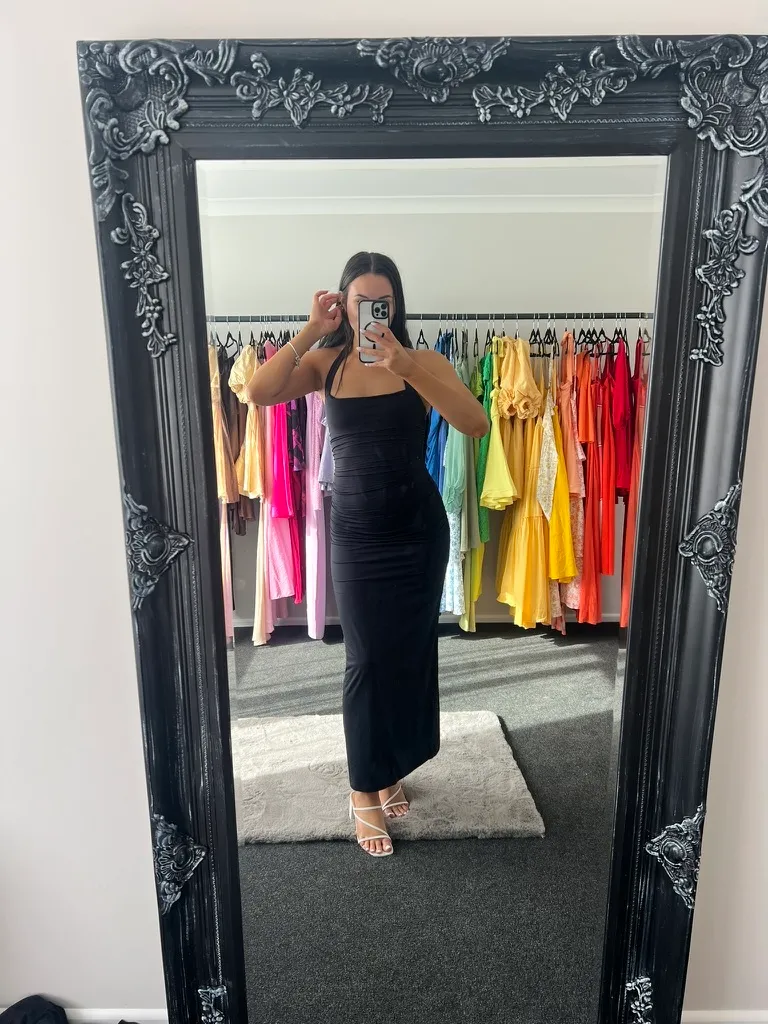 Kookai Hailey Halter in black 