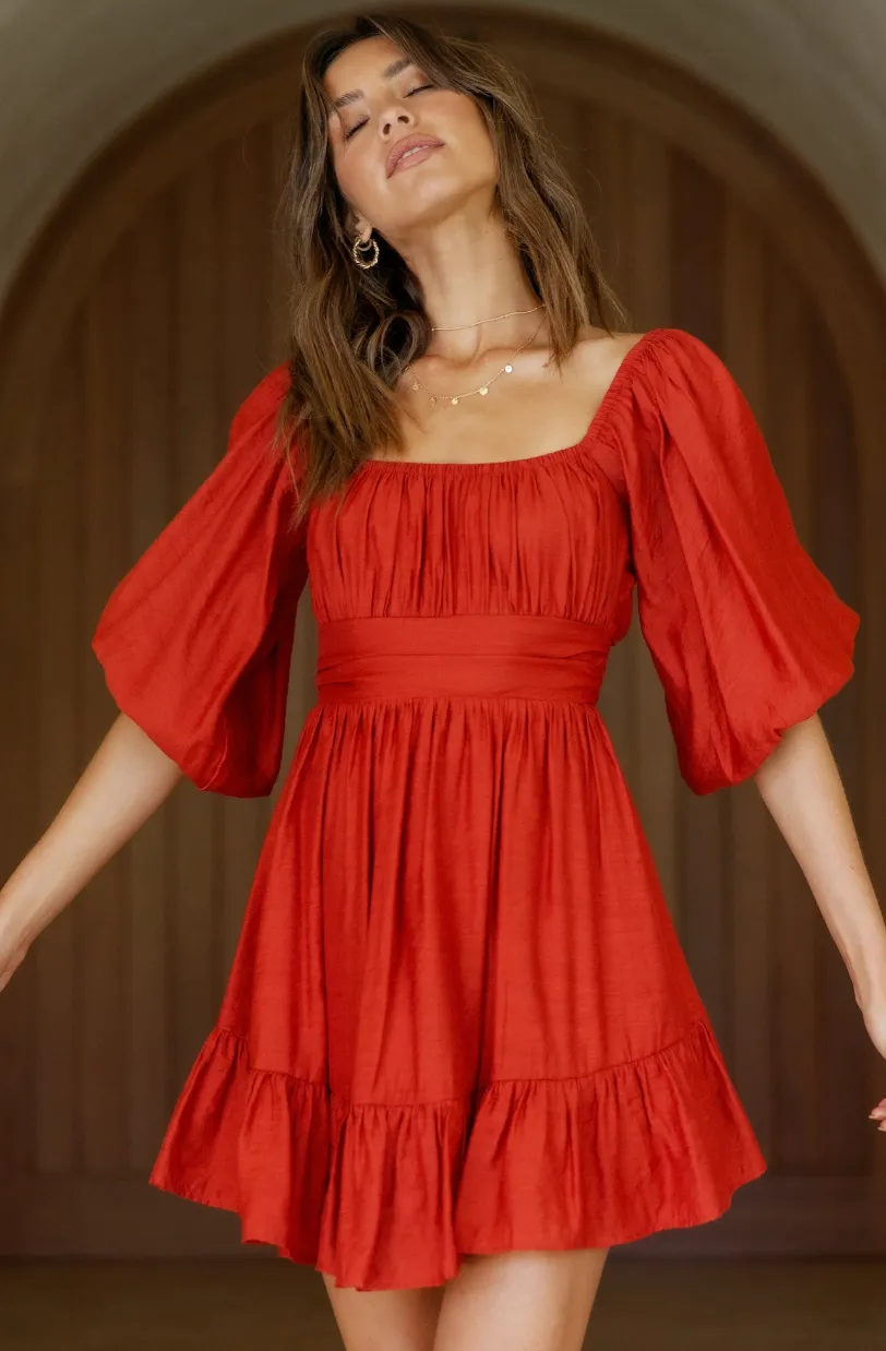 Moonstone dress - red 