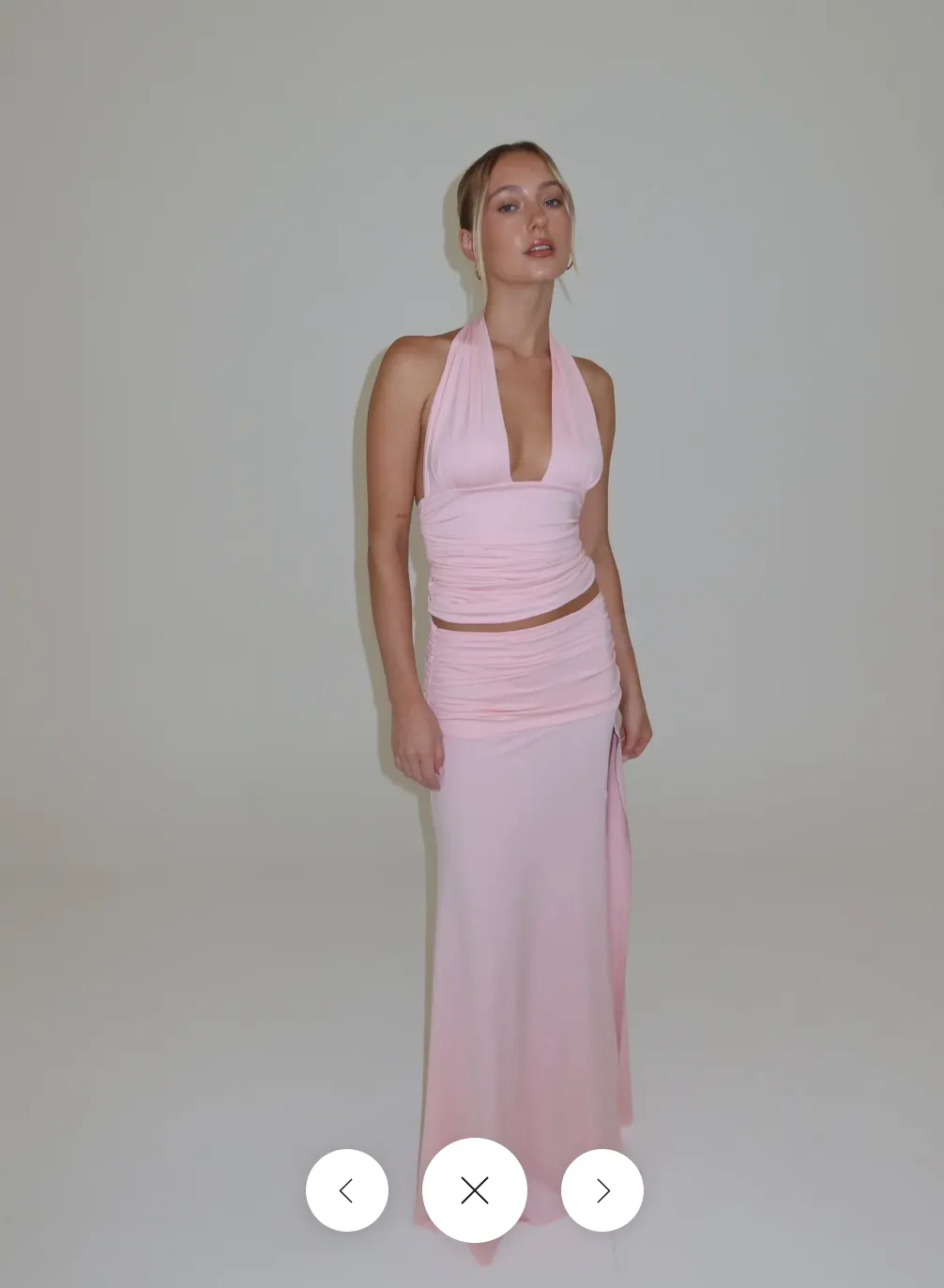 Mode Mila Thalia top/remi skirt pink