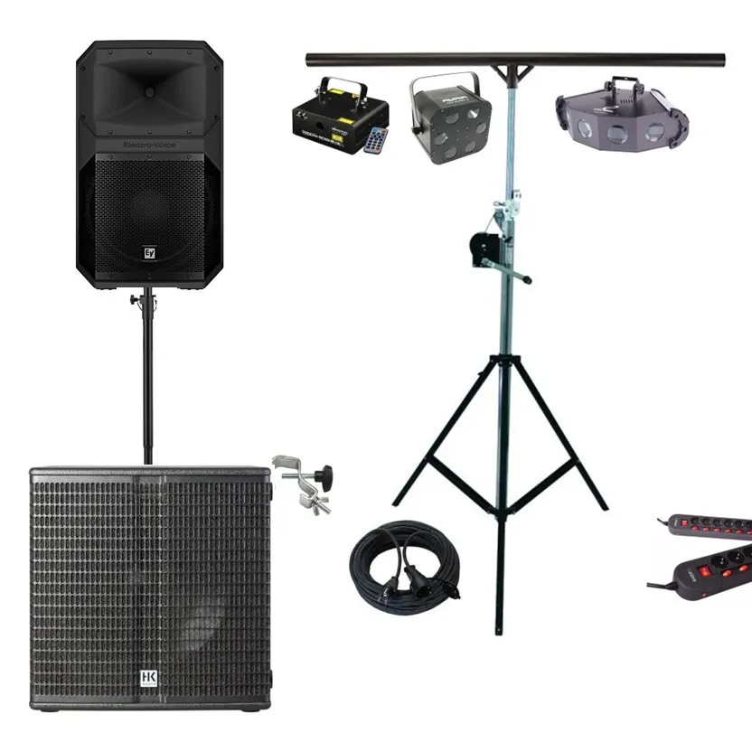 Pack Sérénité 50 à 100 personnes HP12" + SUB-15" & PRO 1