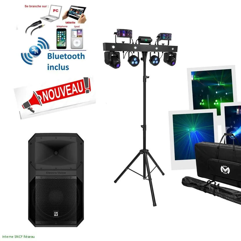  Pack EXPRESS 50 personnes HP-12" & Essentiel 3