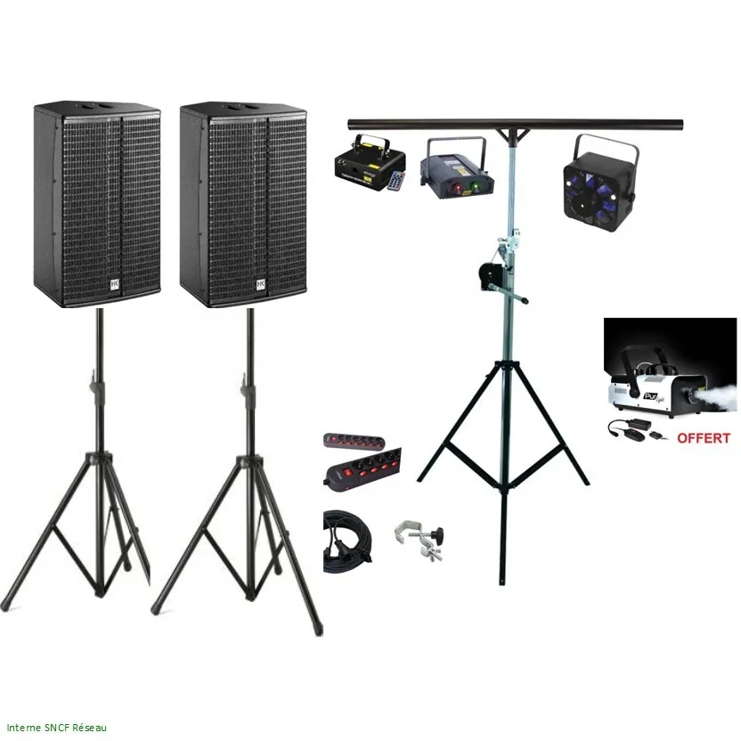 PACK 100/150 personnes + LASER