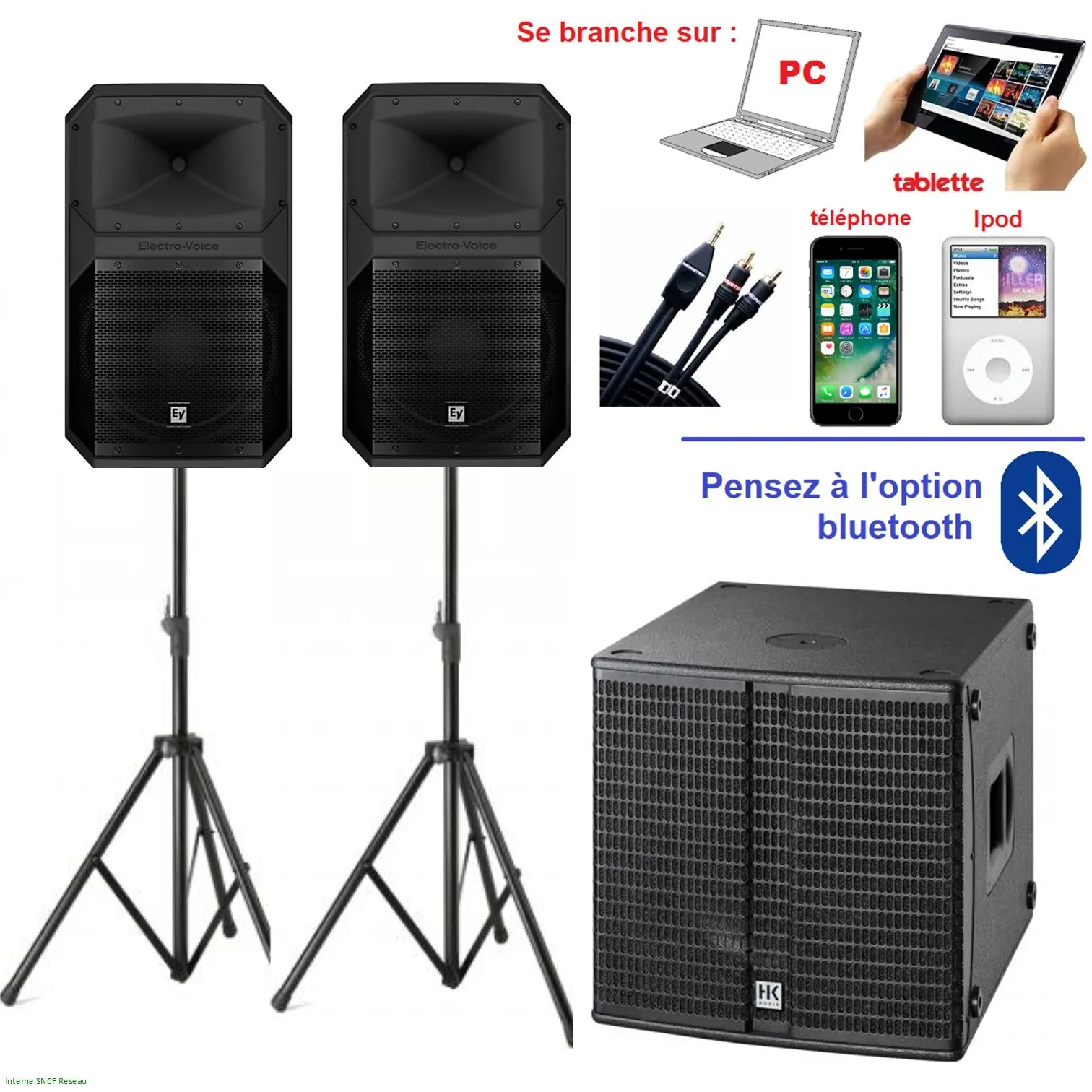 Pack Sérénité 150/250 personnes Version HP-15"