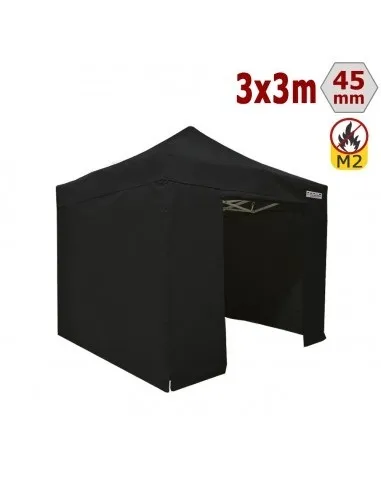 BARNUM PRO 3 x 3 NOIR ( 09 PERSONNES ) parois inclus