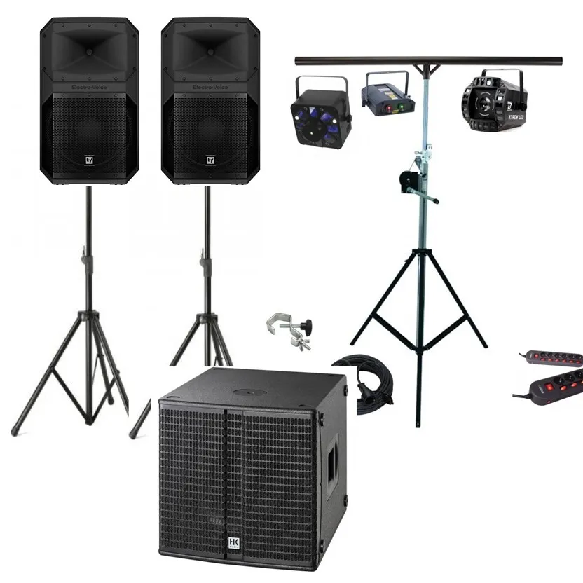 Pack Sérénité 100 à 150 personnes HP-12" + SUB-15" & PRO 2