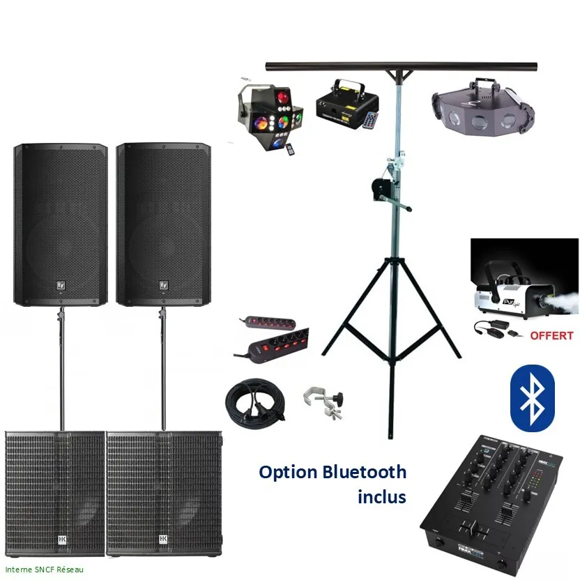 PACK 250/500 personnes + PRO 2