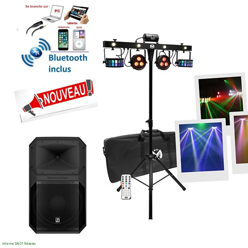  Pack EXPRESS 50 personnes HP-12" & Essentiel 2
