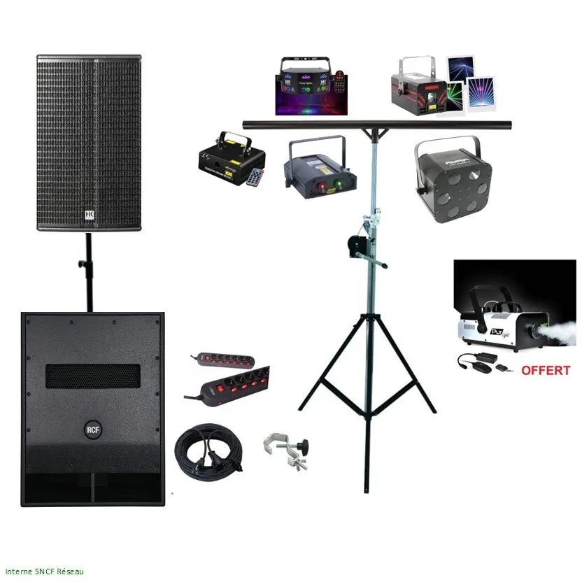 PACK 50/100 personnes + LASER XL