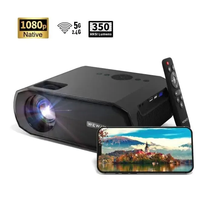 Vidéoprojecteur 14000 Lumens + 1 alim + 1 télécommande + 1 HDMI de 2m ou VGA