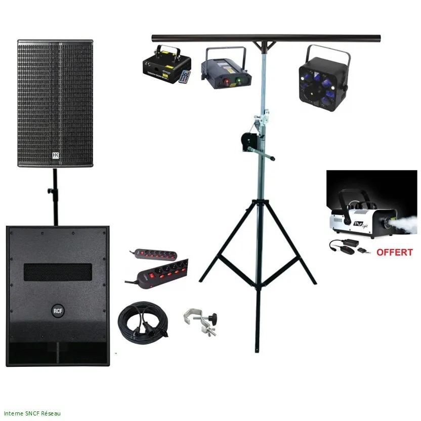 PACK 50/100 personnes + LASER