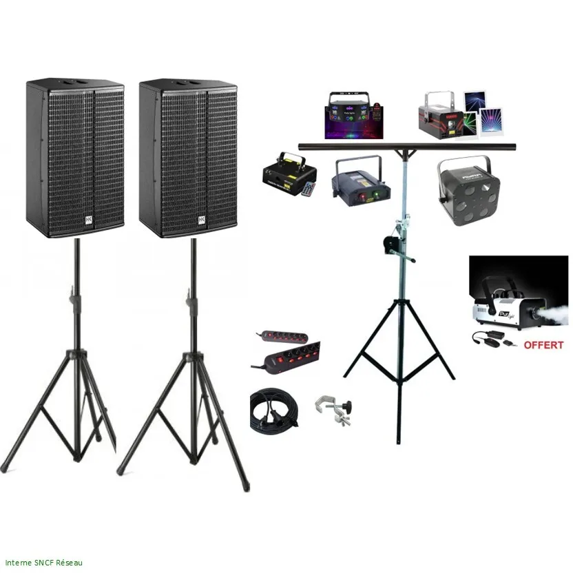 PACK 100/150 personnes + LASER XL