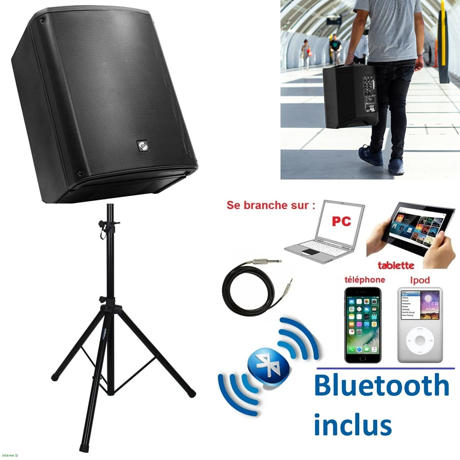 Enceinte sur batterie