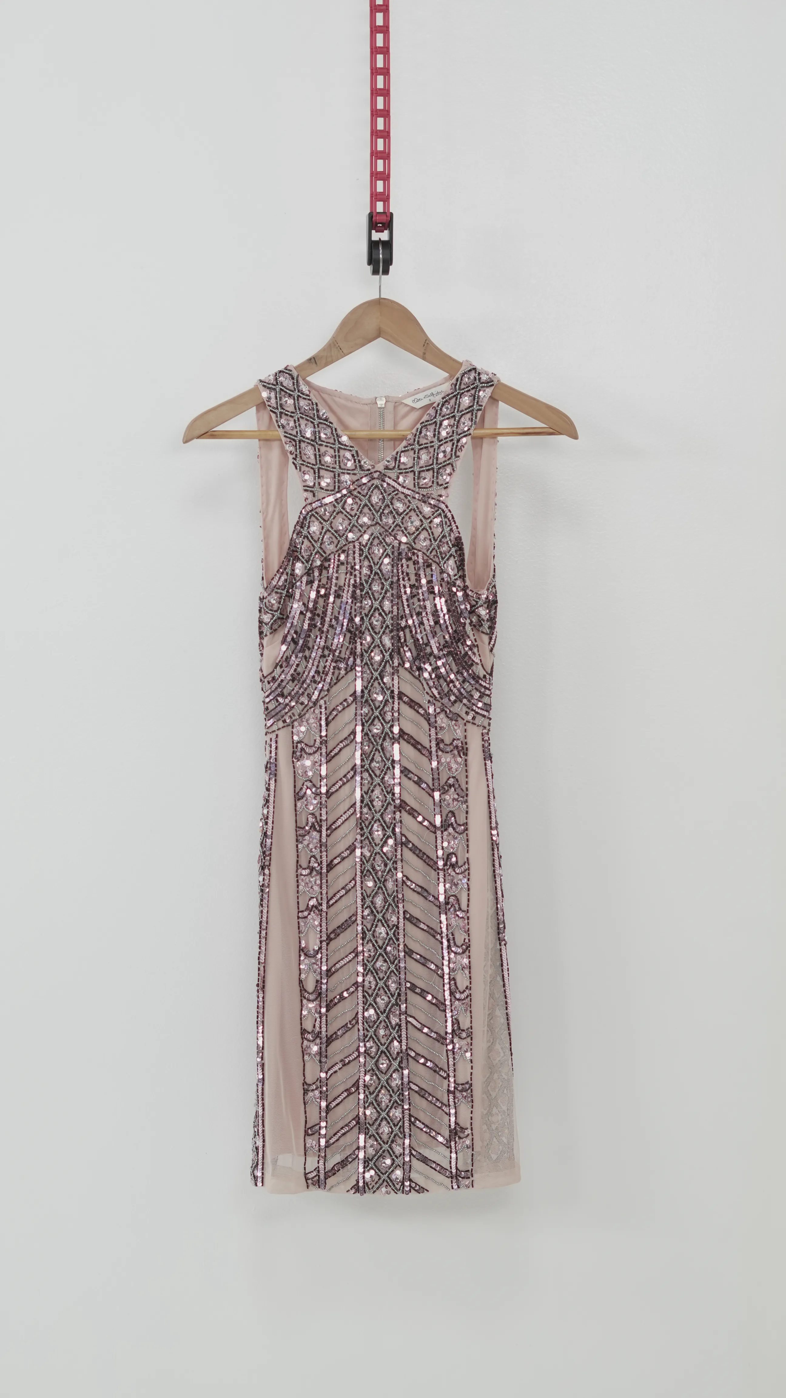 Rose Gold Art Deco Beaded Dress